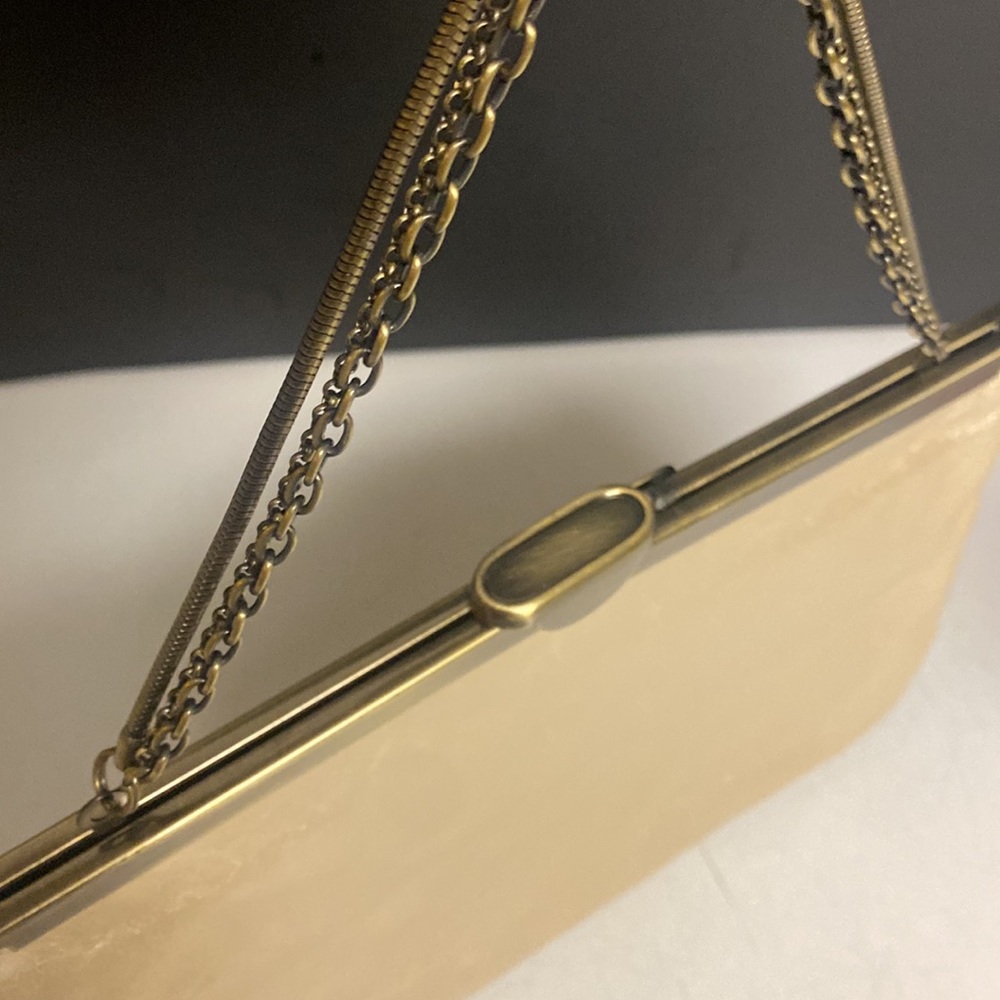 Hobo Pearl Leather Small Satchel Purse - Picture 5 of 17